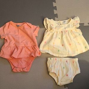 2 baby dresses